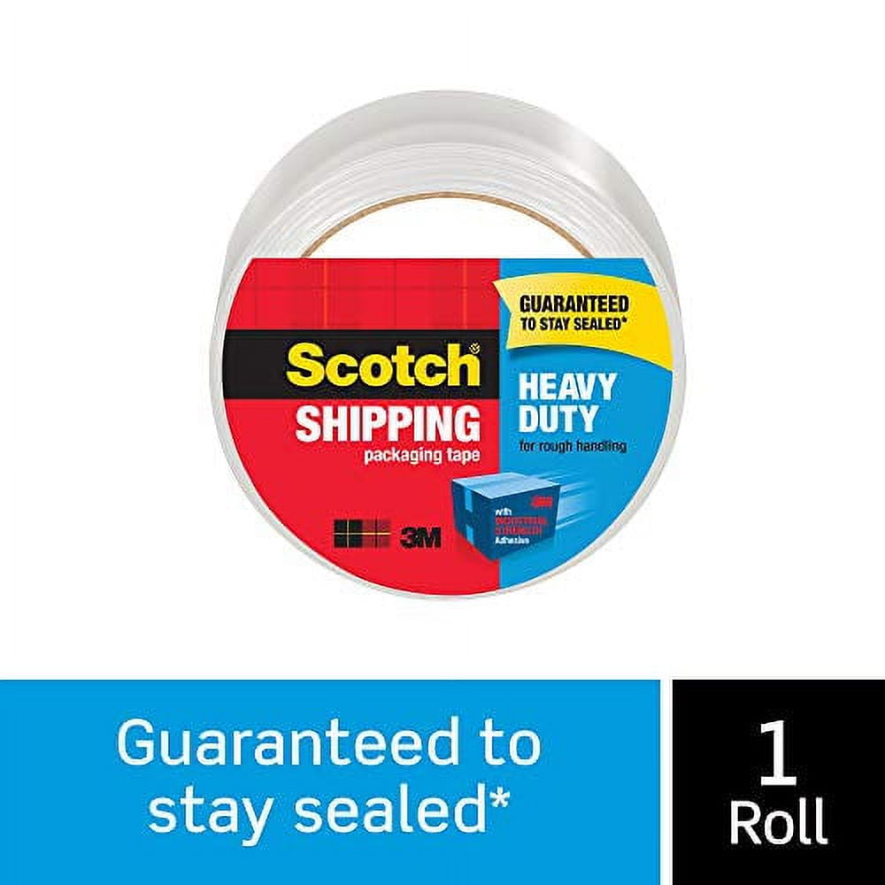 Scotch Heavy Duty Shipping Packing Tape, Clear, Shipping and Packaging