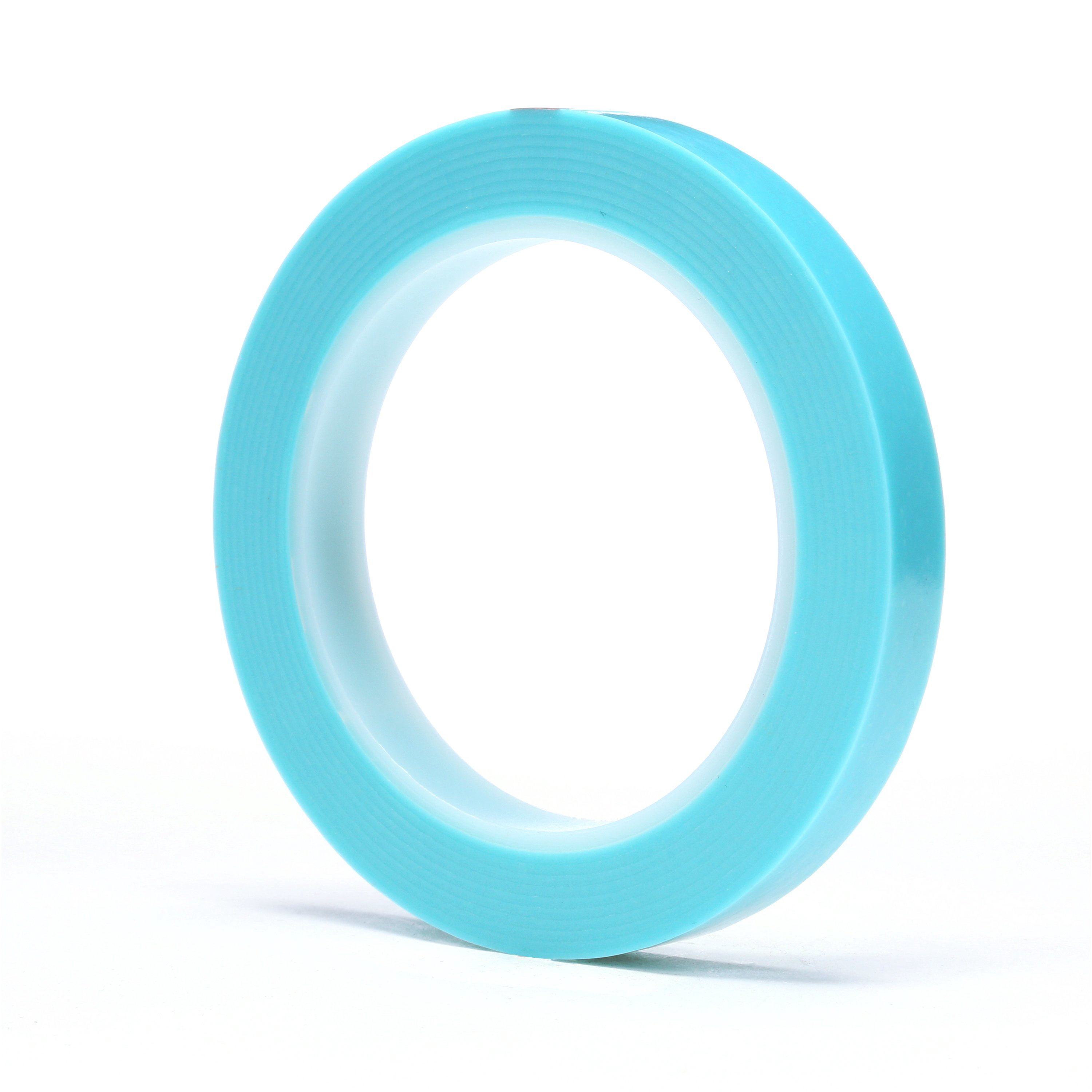Scotch High Temperature Fine Line Tape 4737T Translucent Blue, 1/2 in x 36 yd 5.4 mil, 72 per case Bulk