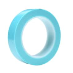 Scotch High Temperature Fine Line Tape 4737T, Translucent Blue, 1 in x 36 yd, 5.4 mil, 36/Case (Case of 36) SKU 7000048627
