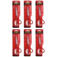 thumbnail image 1 of Scotch Household Scissors 7 in Right Left Hand Stainless Steel Blade Red, 6 Pack, 1 of 4
