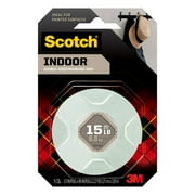 Scotch Indoor Double-Sided Mounting Tape, 1/2 in x 80 in, 1 Roll