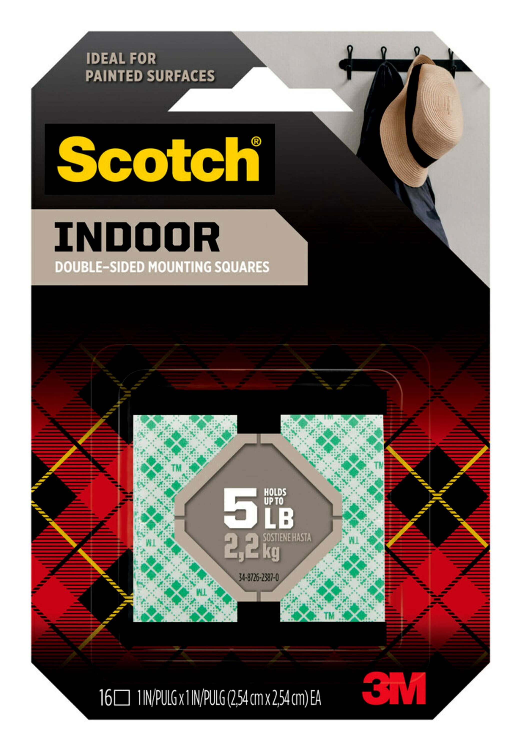 Scotch 1 In. x 1 In. Permanent Indoor Mounting Squares (16-Pack) - Randolph  Hardware