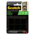 thumbnail image 1 of Scotch Indoor Fasteners, Holds 3 lbs., Black, 7/8" x 7/8", 12 Sets, 1 of 8