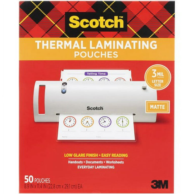 Scotch Laminating Pouch - Laminating Pouch/Sheet Size: 8.90 Scotch Laminating Pouch - Laminating Pouch/Sheet Size: 8.90