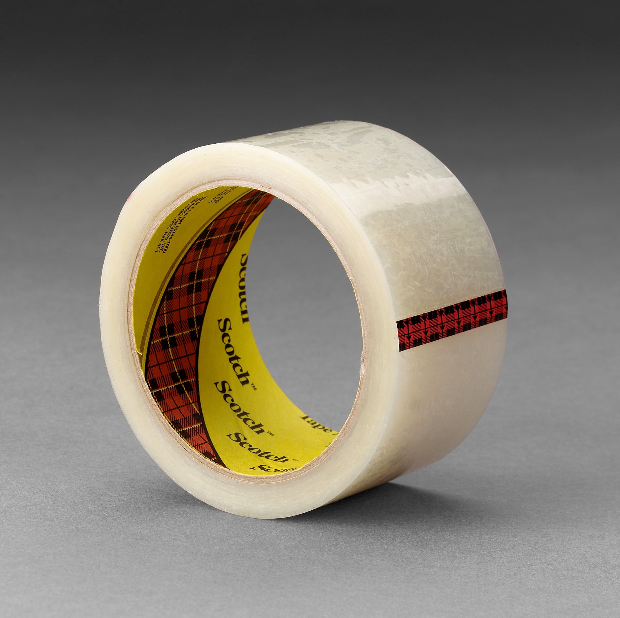 Scotch Light Duty Packaging Tape 605 Clear Cold Temperature, 3/4 in x 72 yd, 48 per case Bulk