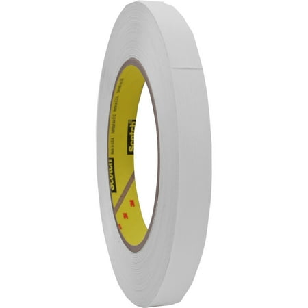 Scotch, MMM25612, Flatback Write-On Paper Tape, 1 / Roll, White