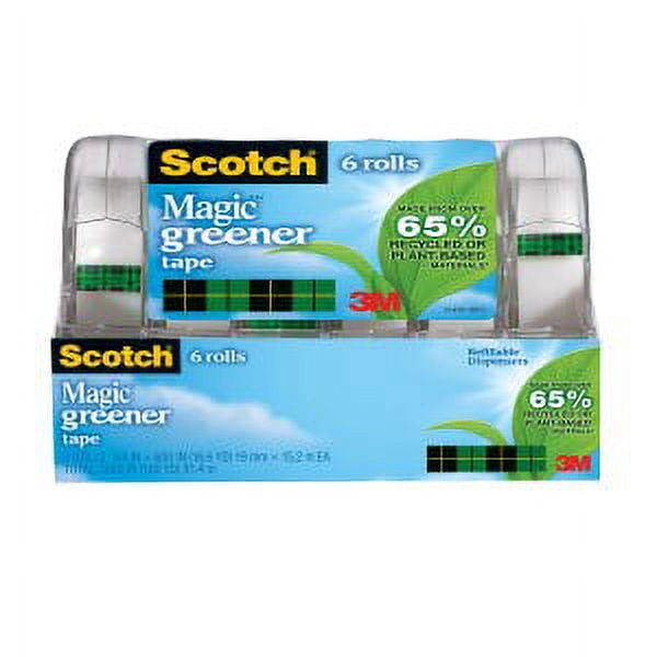 Scotch Magic Greener Tape 6123, 3/4 in x 600 in (19 mm x 15,2 m)
