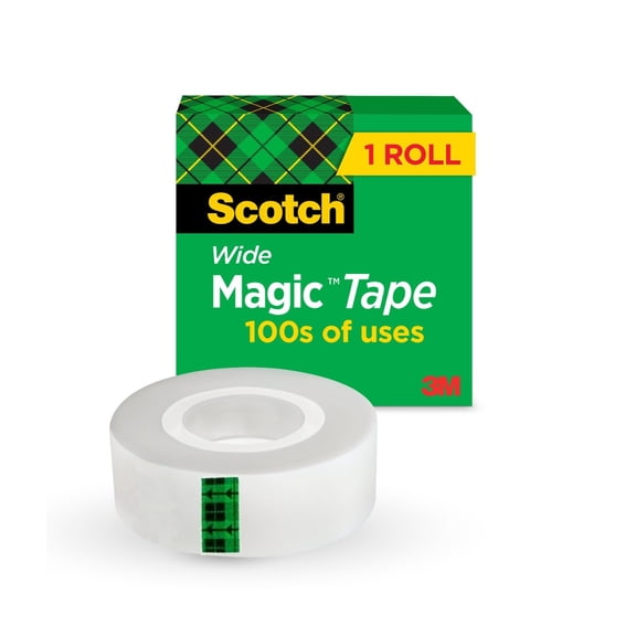 Scotch Magic Tape, 1 in. x 1,296 in., 1 Box/Pack