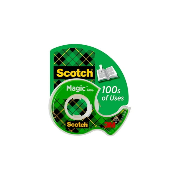 Scotch Magic Tape, 3/4 in. x 500 in., 1 Dispenser