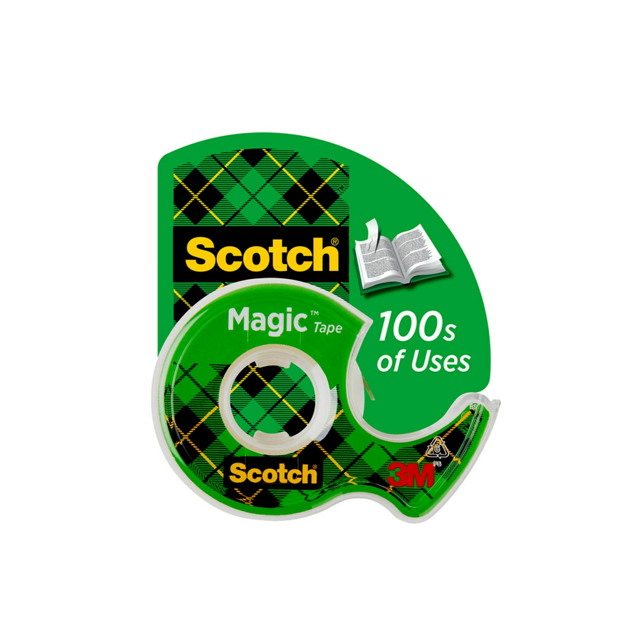 Scotch Magic Tape, 3/4 in. x 500 in., 1 Dispenser