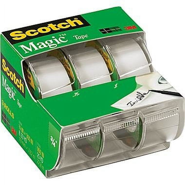 Scotch Magic Tape, 3/4 x 300-inches-Transparent- (Pack of 20)