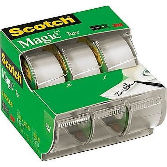 Scotch Magic Tape, 3/4 x 300-inches-Transparent- (Pack of 24)