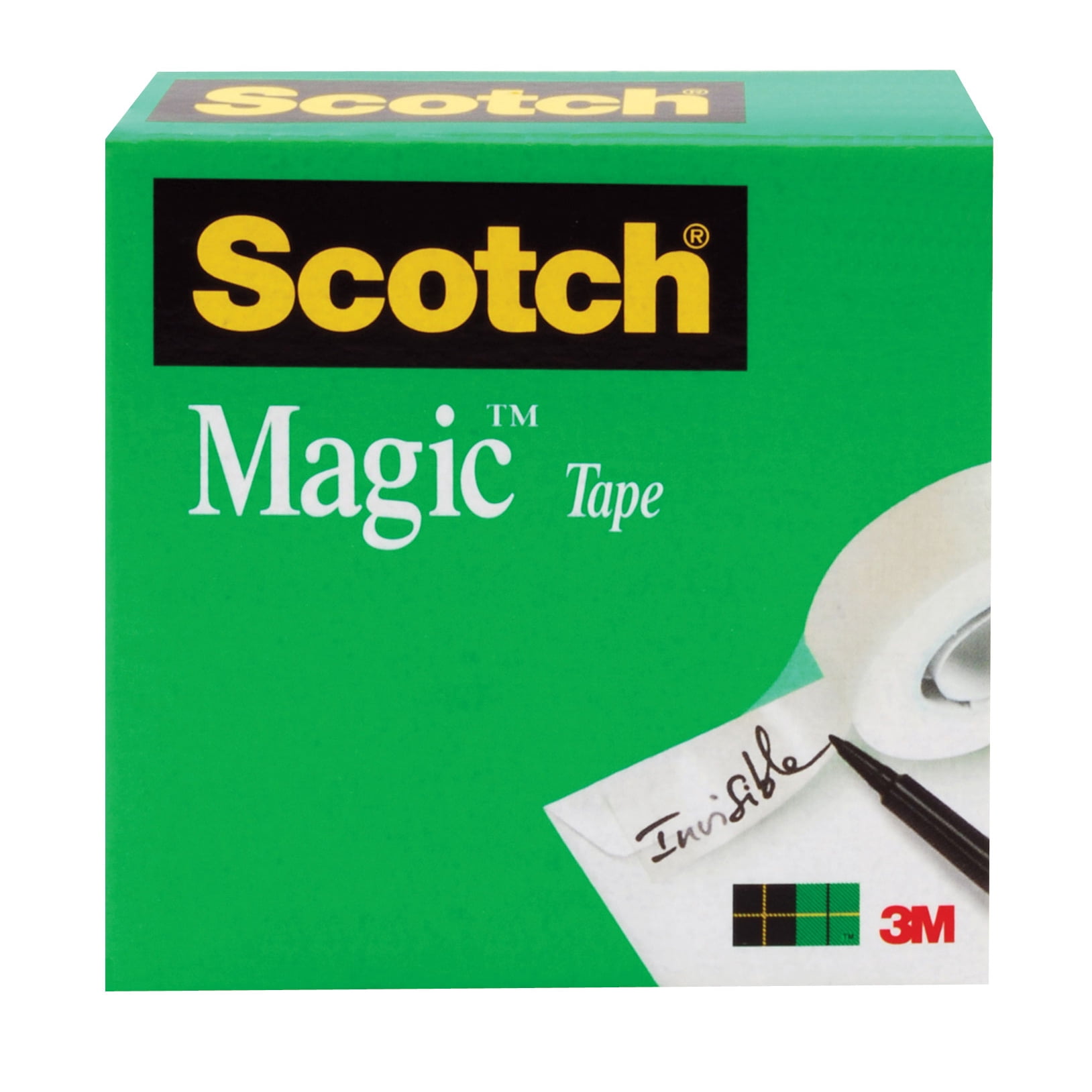 Scotch Magic Tape 810, 1/2 in x 36 yd Roll
