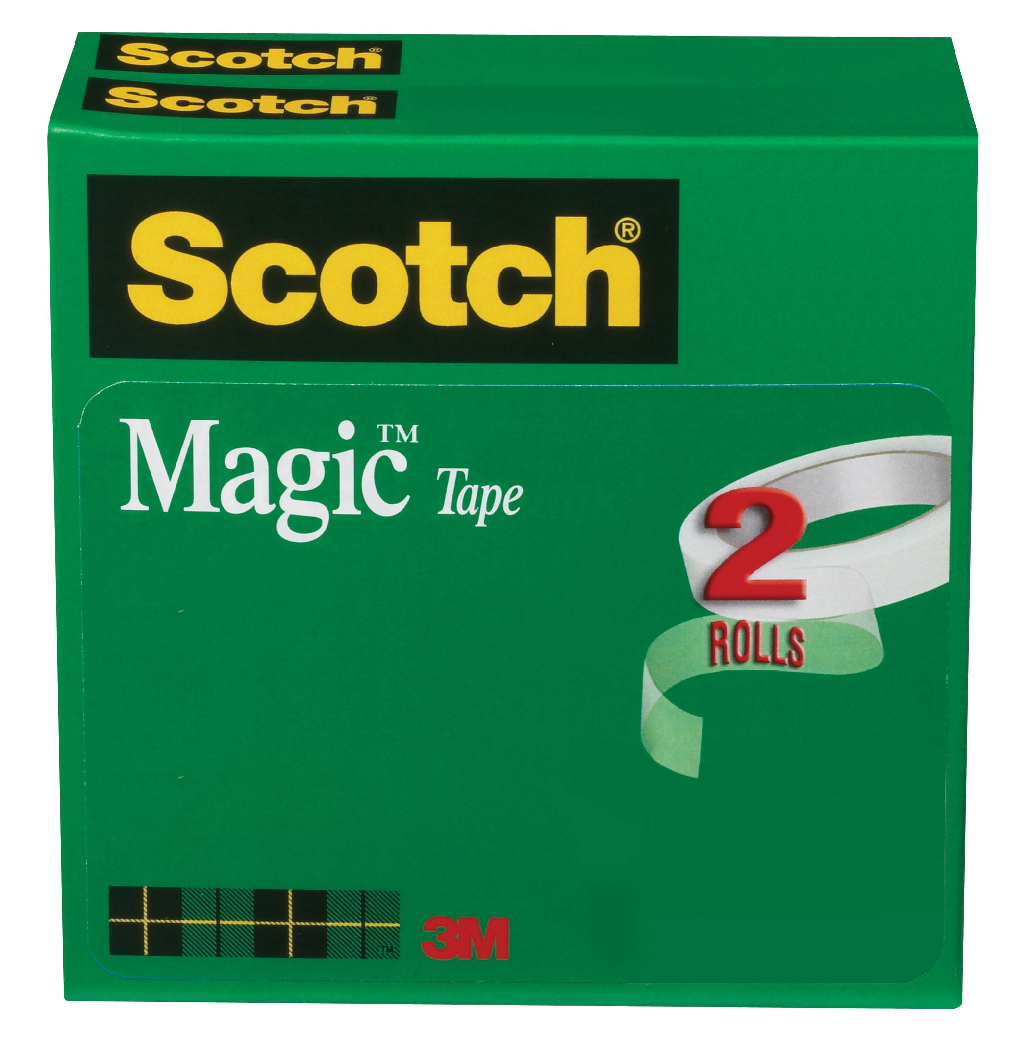 Scotch Magic Tape 810-2P34-72, 3/4 in x 2592 in, 2 pk
