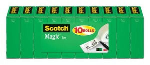 Scotch Magic Tape 810S10, 3/4 in x 800 in, 10 pk