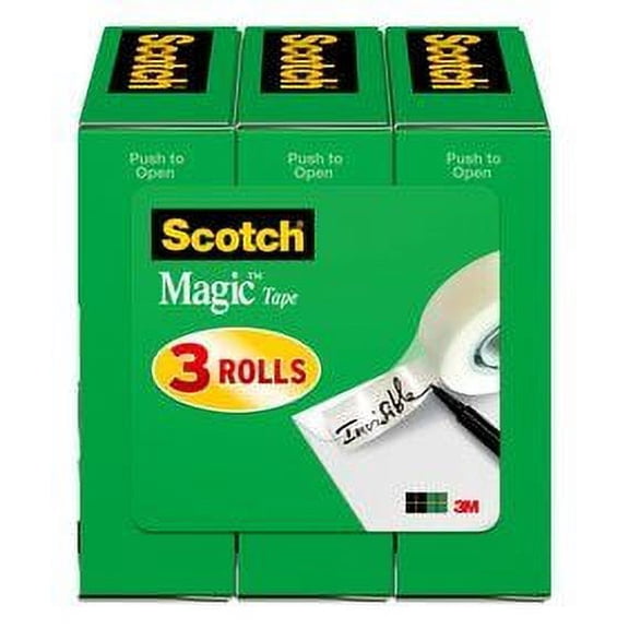 Scotch Magic Tape 810S3, 3/4 in x 800 in 3-Pack