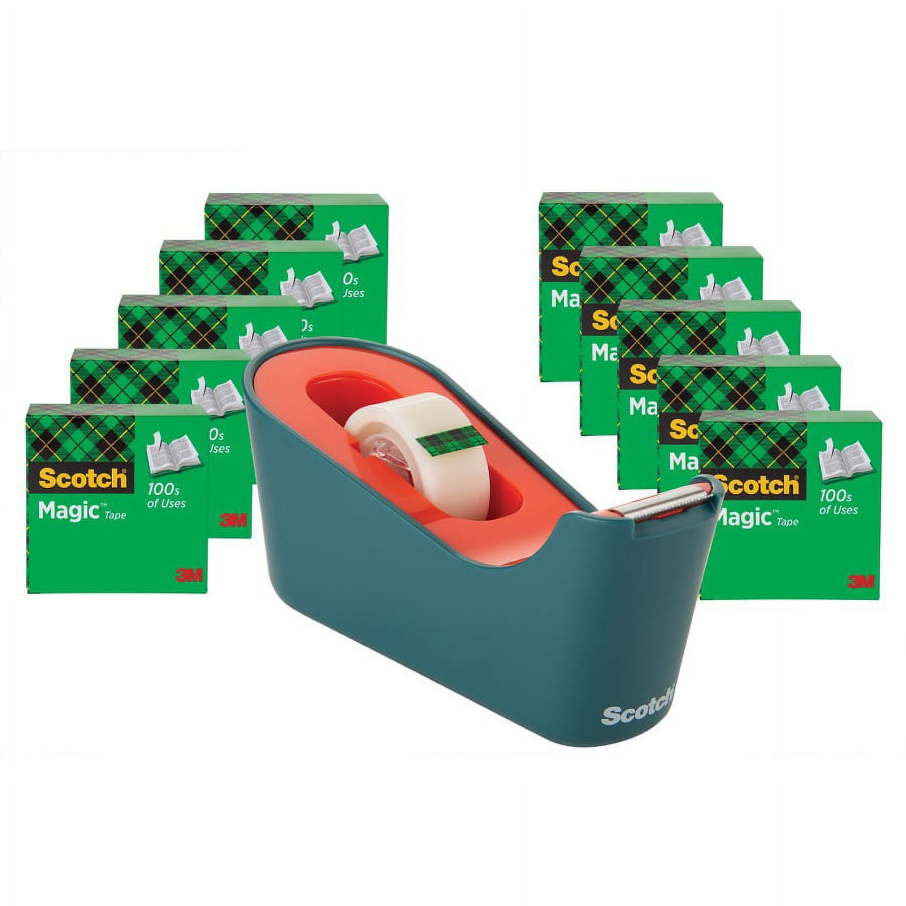 Scotch Magic Tape C18 Dispenser Value Pack - 333.33 yd Length x 0.75 Scotch Magic Tape C18 Dispenser Value Pack - 333.33 yd Length x 0.75