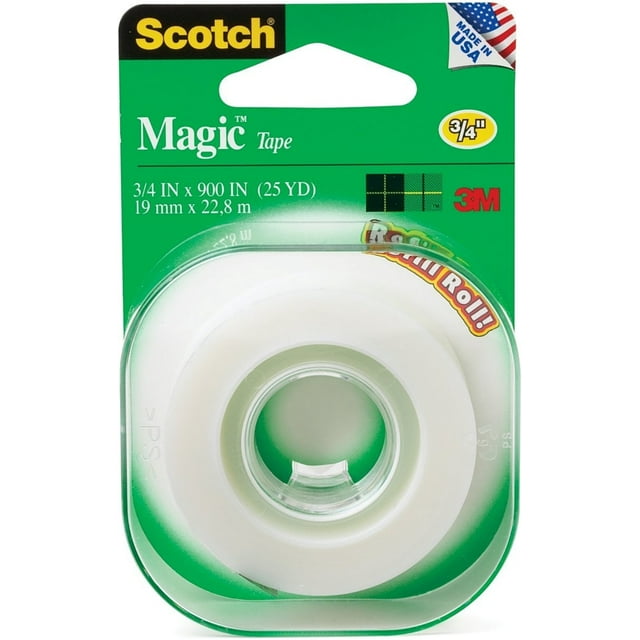 scotch-magic-tape-refill-roll-3-4-x-900-1-each-pack-of-4-walmart