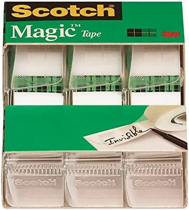Scotch Magic Tape Rolls Size 3 4 X 300 Inches 3 Ea Walmart Scotch Magic Tape Rolls Size 3 4 X 300 Inches 3 Ea Walmart