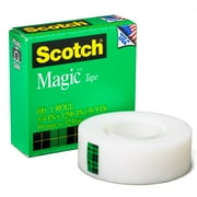 Scotch Magic Tape - Invisible Office Supply Tape - 1 Roll, 3/4 in x 1296 in