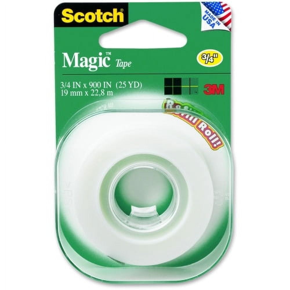 Scotch 665 Double-Sided Tape, 0.50 x 1296 Inches, Clear, Pack of 2