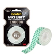 Scotch-Mount Indoor Double-Sided Mounting Tape, 1 in x 55 in, 1 Roll