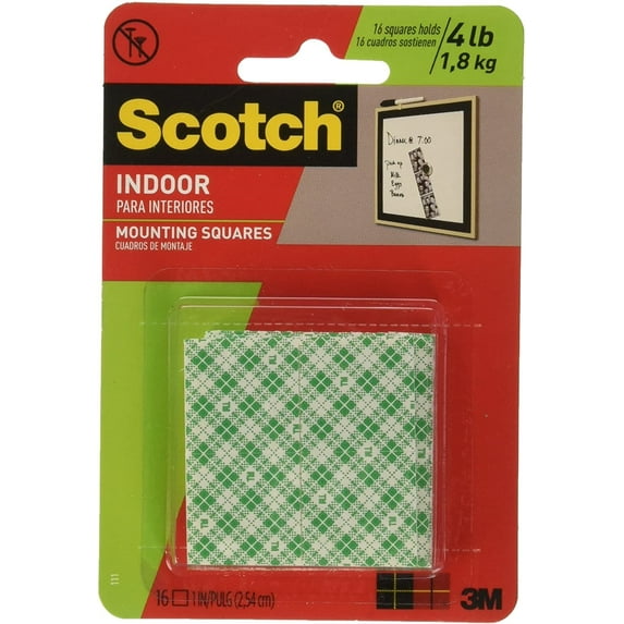 Scotch Mounting Squares 16 Ea