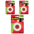 thumbnail image 1 of Scotch Mounting Tape Adhesive Permanent Strong 1 x 50 in Indoor White, 3-Pack, 1 of 5