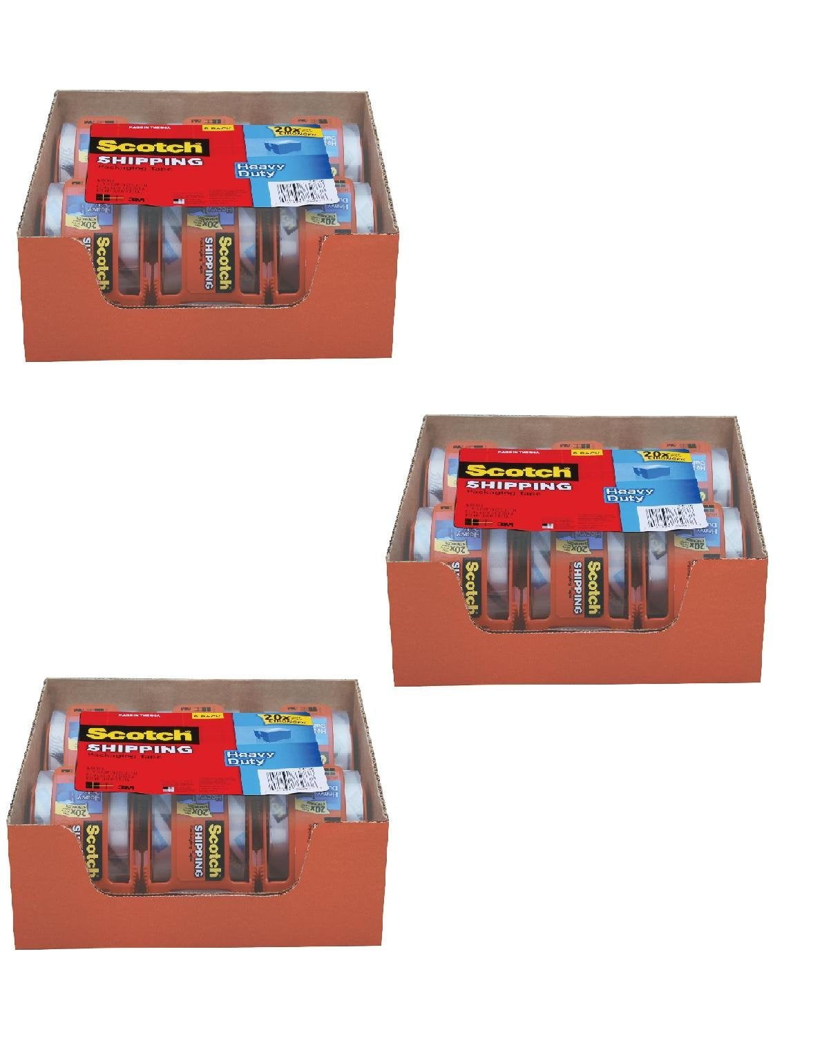 Scotch Packaging Tape 2x800 6 Rolls Supplies Supplies Mmm1426 3m Company