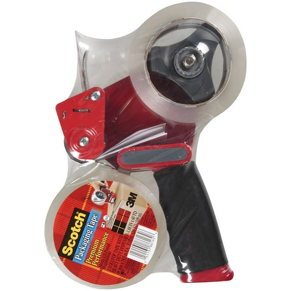 Scotch Packaging Tape and Dispenser (2 Rolls)