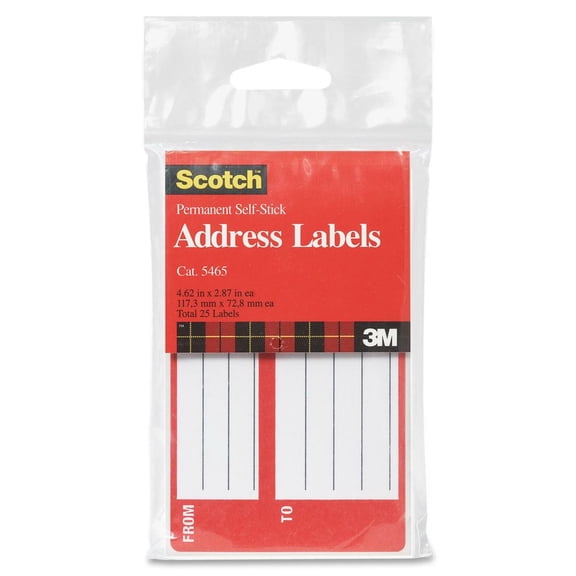 Scotch Permanent Address Labels