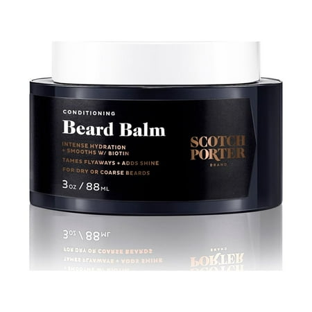 Scotch Porter Beard Balm, Moisturizing 3 oz., All Beard Types