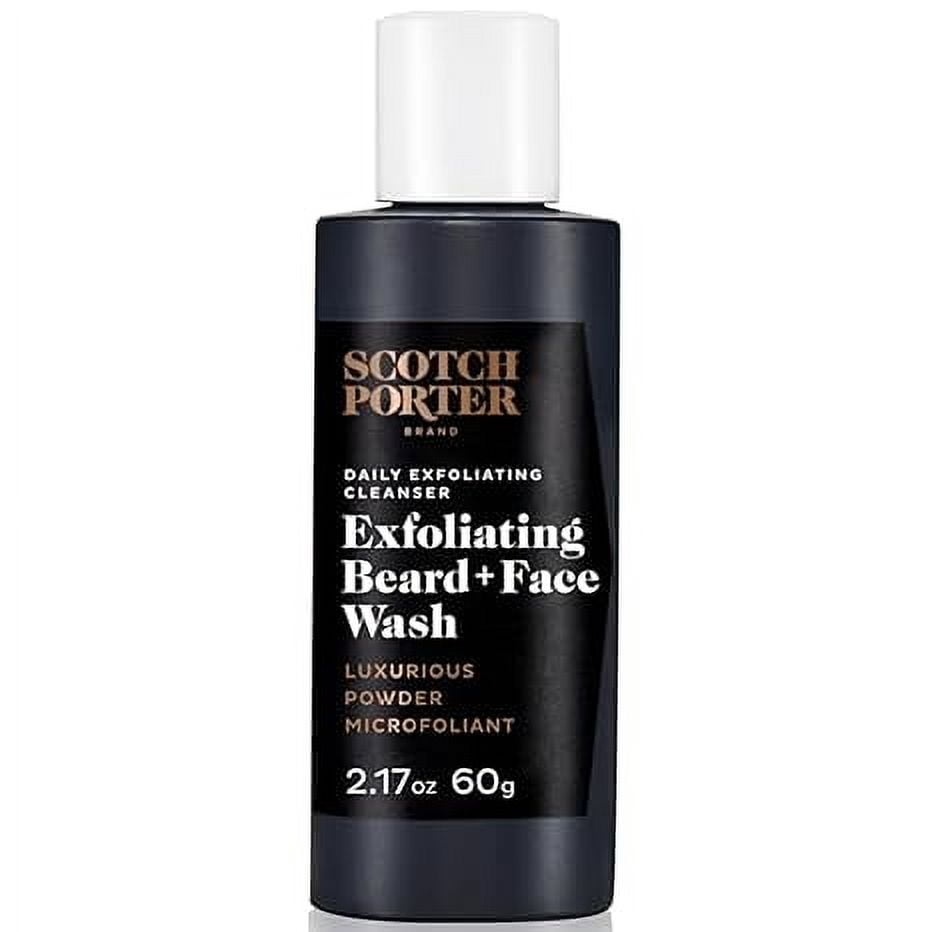 Scotch Porter Exfoliating Beard And Face Cleanser For Men, 2.17 Oz, 6 Pack
