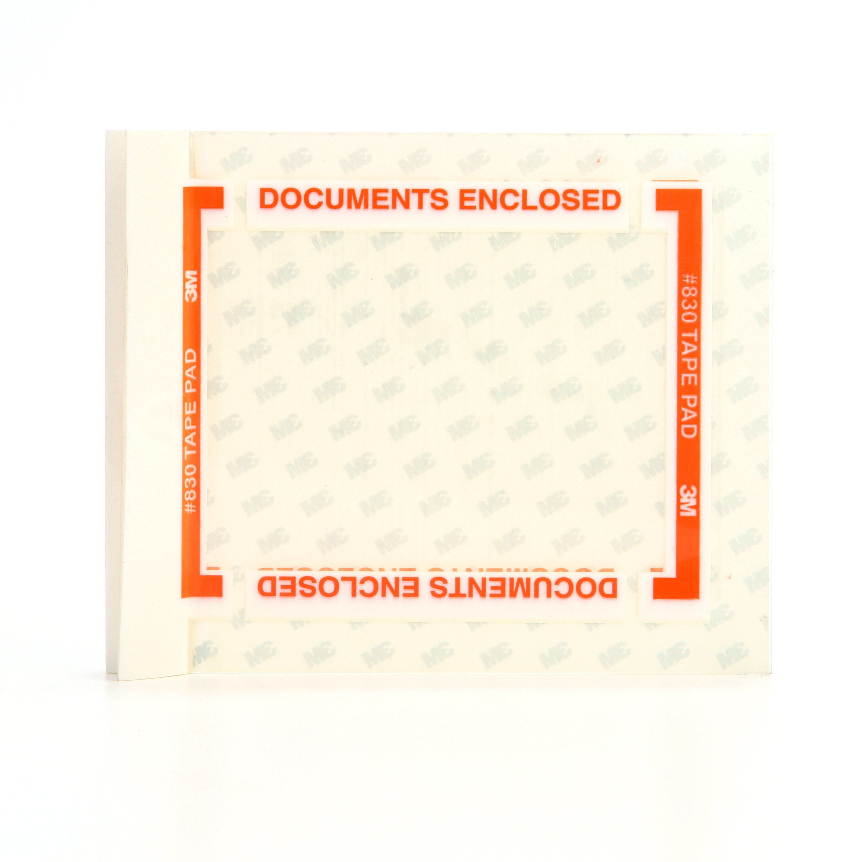 Scotch Pouch Tape Sheets 830, 5 in x 6 in, 25 sheets per pad 200 pads