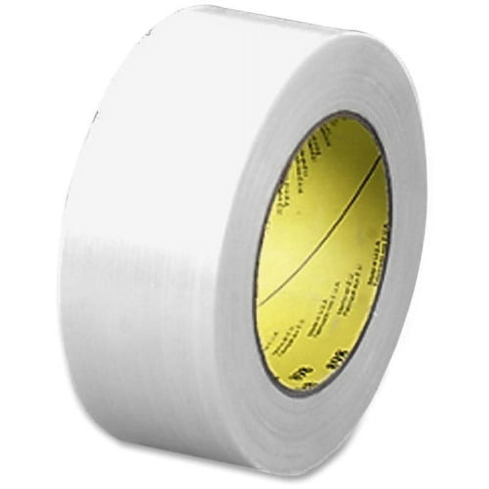 Scotch Premium-Grade Filament Tape 60 yd Length x 2" Width - 6.6 mil Thickness - 3" Core - Synthetic Rubber - Glass Yarn Backing - 1 / Roll - Clear