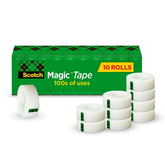 Scotch(R) Magic(TM) 810 Tape, 3/4in. x 1000in., Pack Of 10 Rolls, 810P10K