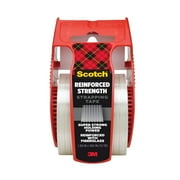 Scotch Reinforced Strength Shipping Strapping Tape, Clear, 1.88 in. x 360 in., 1 Dispenser