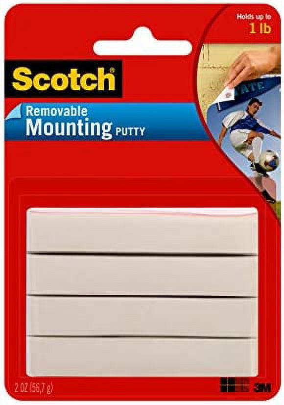 Scotch Removable Mounting Putty 2 oz. White 12 Packs (MMM860-12), 1 - Fry's  Food Stores