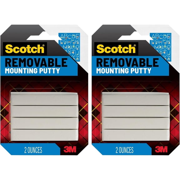 Scotch® Removable Mounting Putty, 2 oz