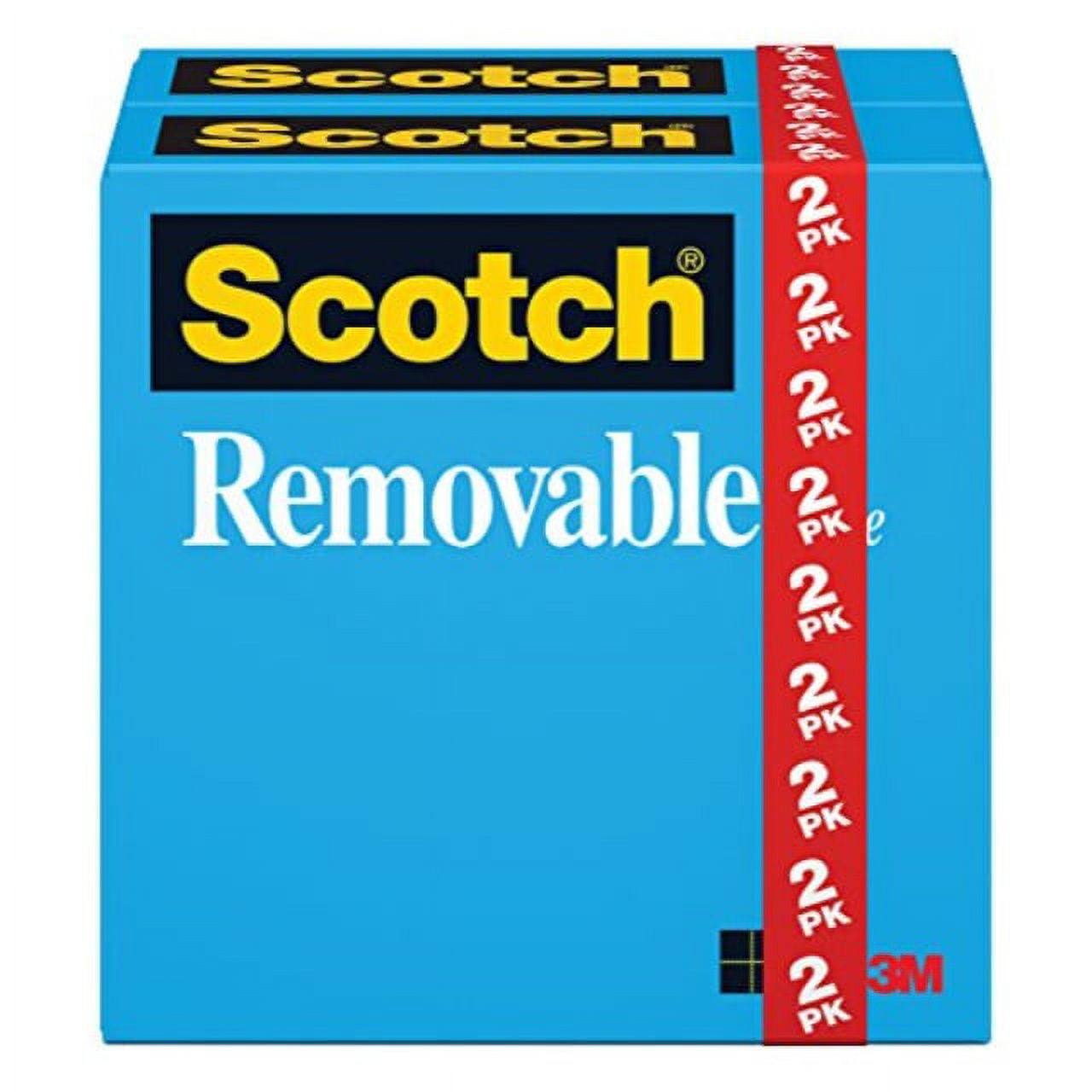 Scotch Removable Tape, NonDamaging, Invisible, Engineered for Hanging