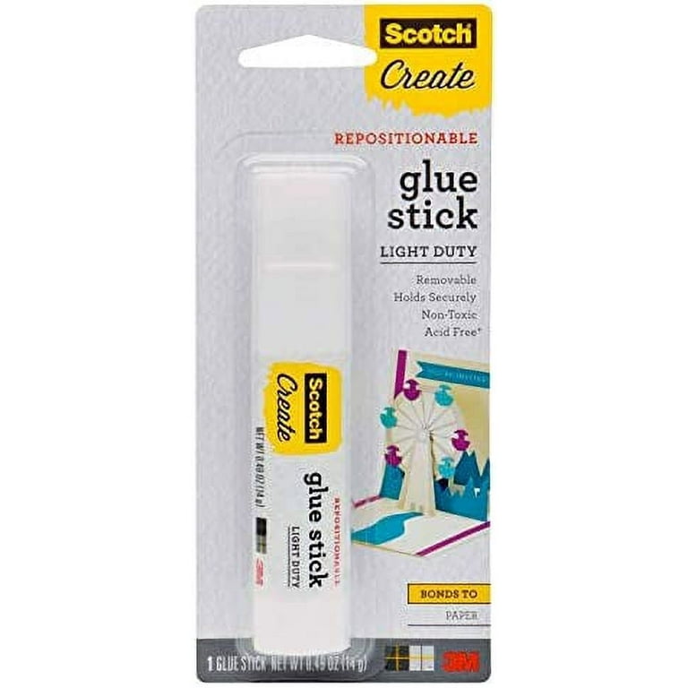 Moore Jumbo Stick Glue, All Purpose Glue Sticks, Strong Hold, Easy Stick,  Quick Drying, Non-Toxic, Scrapbooking Supplies for Home, School and Office