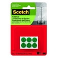 thumbnail image 1 of Scotch SP852-NA Felt Pads Round, Green, 1/2 Inch, 1 of 3