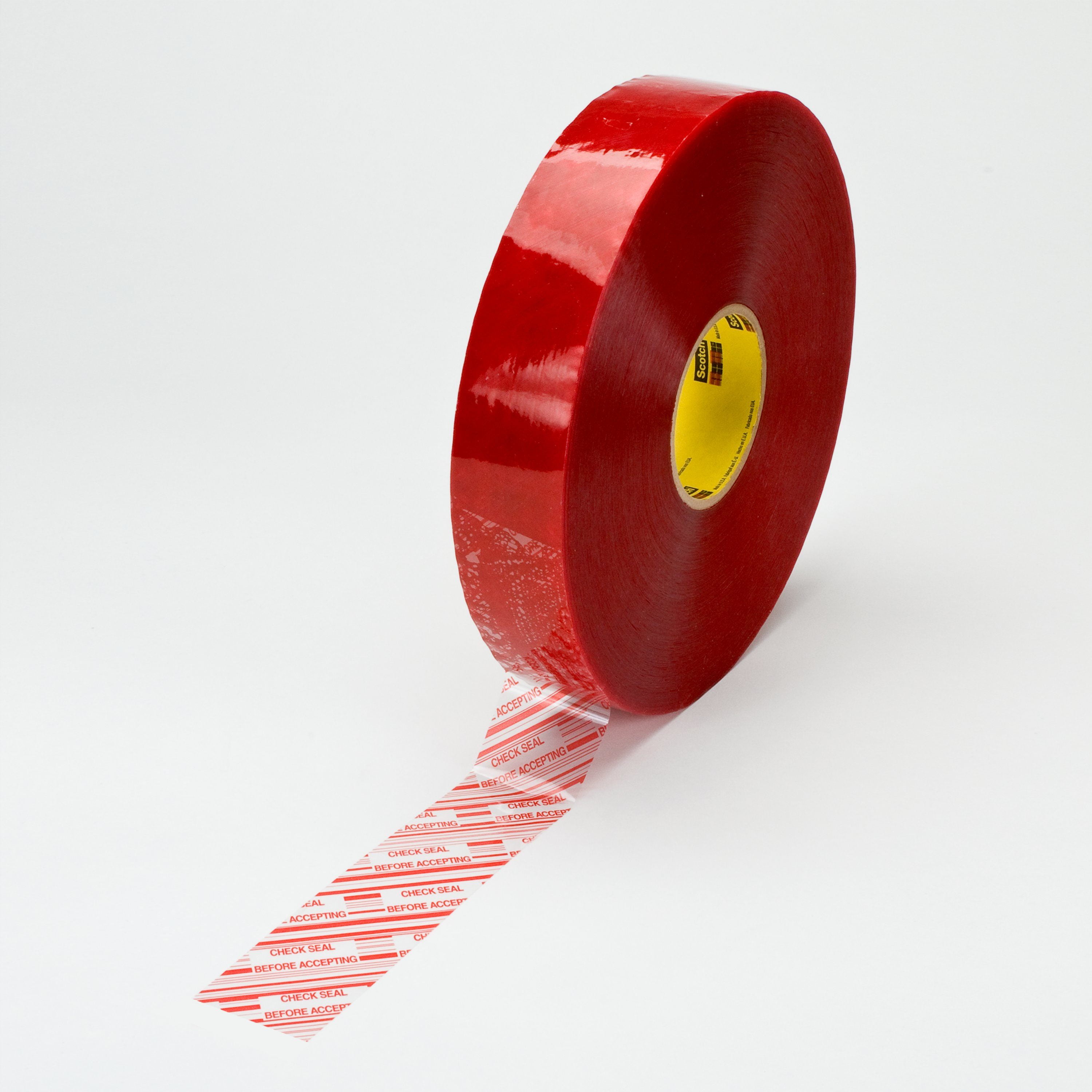 Scotch Security Message Box Sealing Tape 3779 Clear, 48 mm x 914 m, 6 per case Bulk