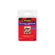 (3 pack) Scotch Self-Sealing Laminating Pouches, Wallet Photo Size, 2.5" x 3.5", 9.5 Mil Thick, 5 Count