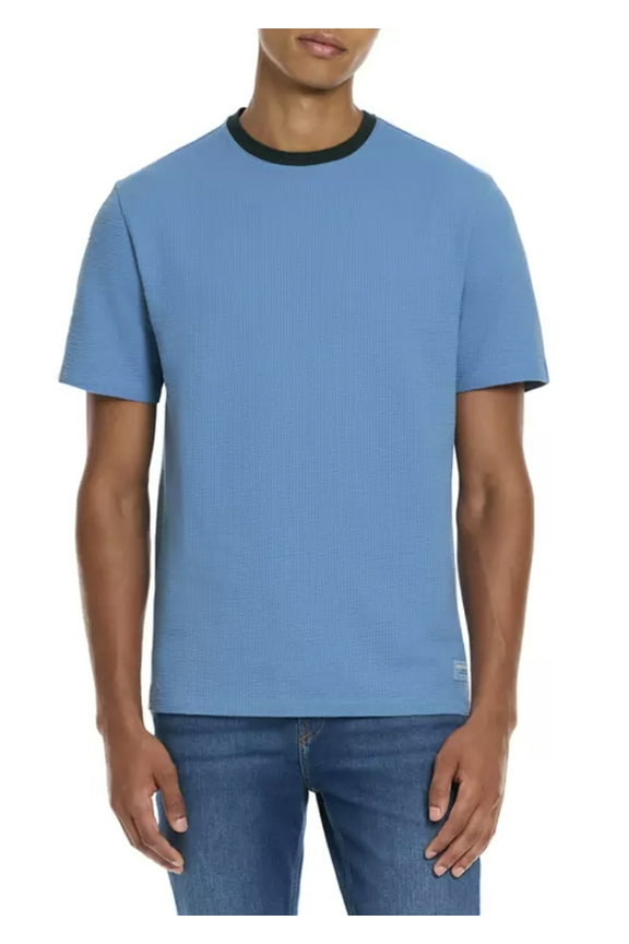 Mens Short Sleeve Tee Shirt. Size Large. Blue