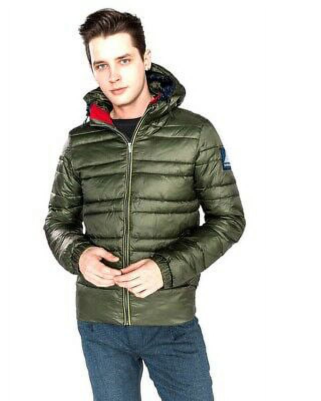 Scotch & Soda MED GREEN Quilted Primaloft Puffer Jacket, US X-Large - image 1 of 3