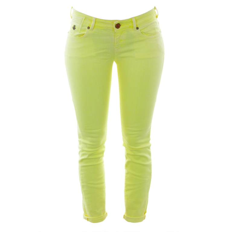 Scotch & Soda Maison Scotch Women's Skinny Jeans 25W x 32L Fluorescent  Yellow