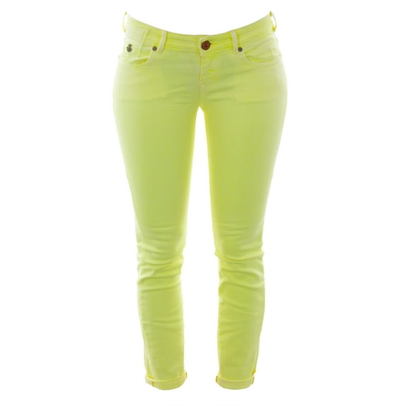 Scotch & Soda Maison Scotch Women's Skinny Jeans 29W x 32L Fluorescent Yellow