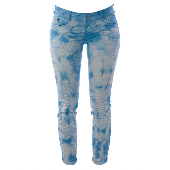 Scotch & Soda Maison Scotch Women's Tie Dye Skinny Jeans 26W x 30L Memory Blue
