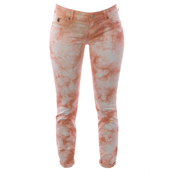 Scotch & Soda Maison Scotch Women's Tie Dye Skinny Jeans 29W x 34L Coral RocK